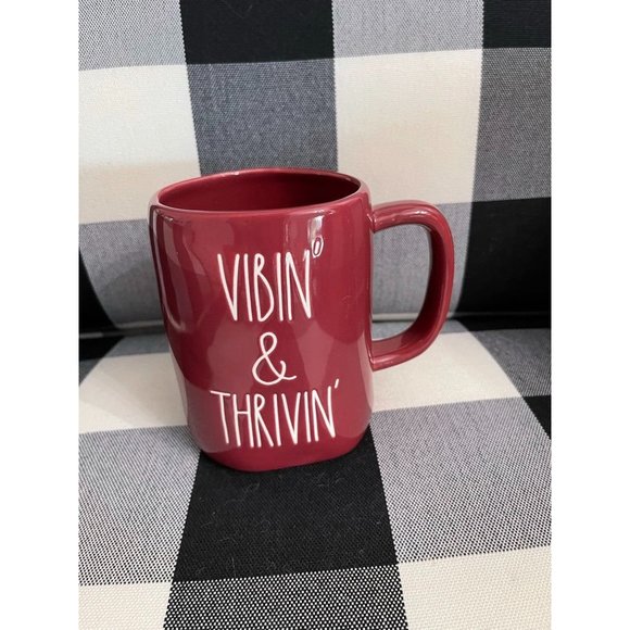 Rae Dunn Accessories - NWT Rae Dunn VIBIN' & THRIVIN'  Mug